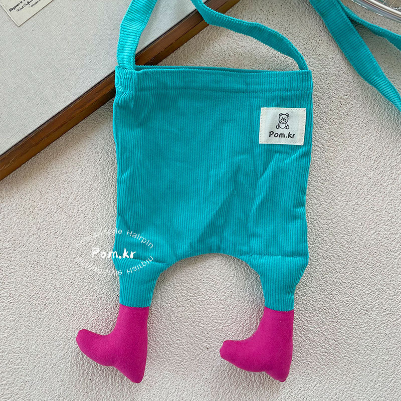 新款韩版布艺创意儿童宝宝斜挎包小猫方形收纳包可爱小脚单肩包女详情14