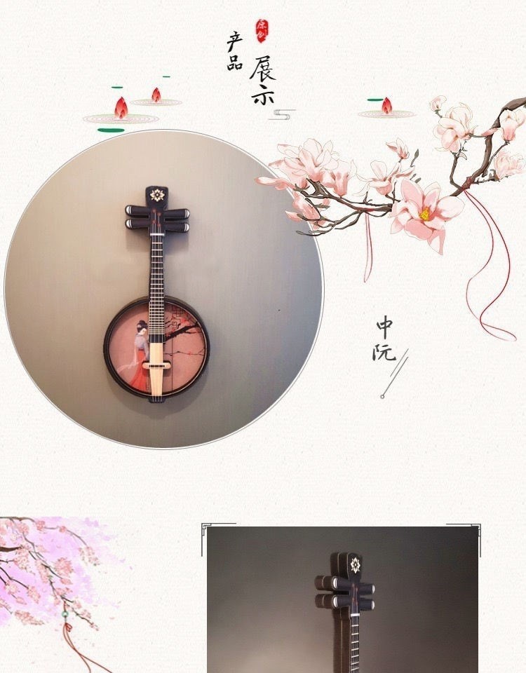 Suzhou Chinese-style wooden fridge magnets with a national trend and ancient style, cultural and creative souvenirs, fridge magnets on Instagram, high appearance level diy pic 3