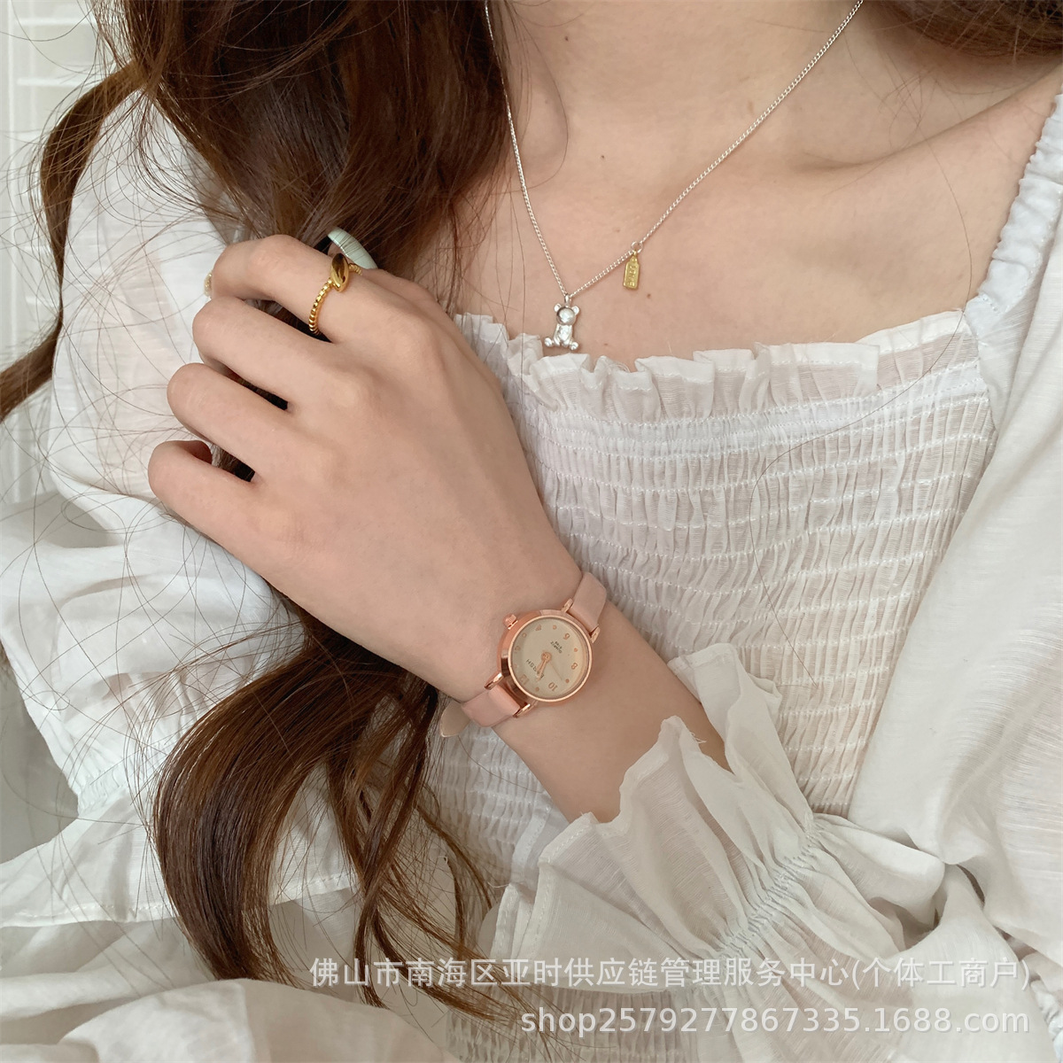 网红小众法式小表盘细带手表女学生文艺小清新女表石英表直播爆款详情10