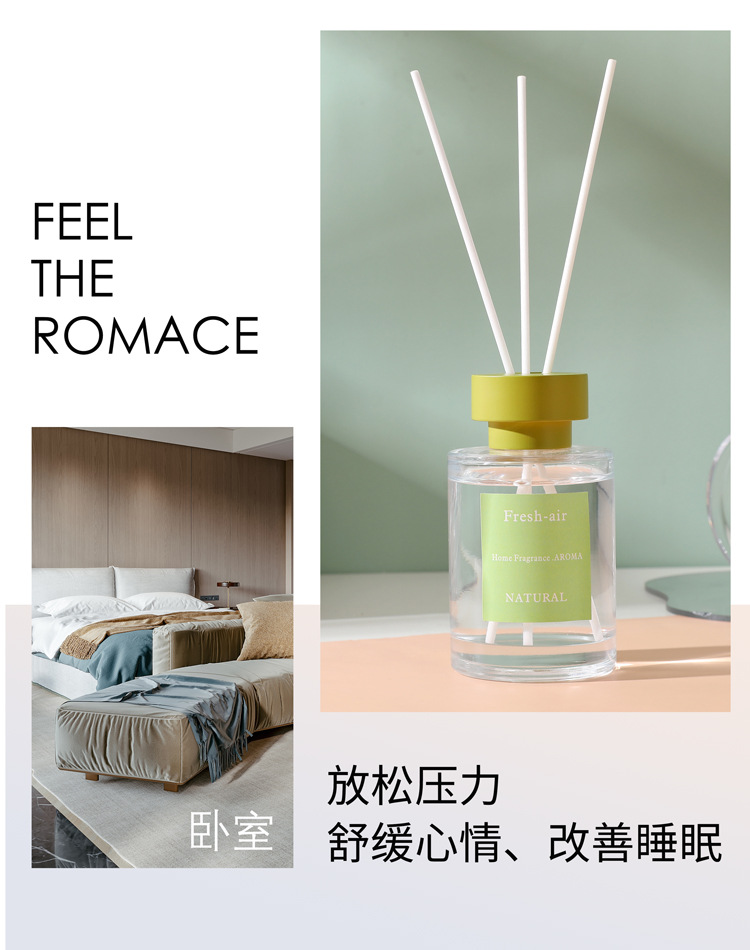 Creative rattan aromatherapy ornaments, essential oil toilet deodorizing aromatherapy, home flameless aromatherapy, bedroom perfume manufacturer wholesale pic 7