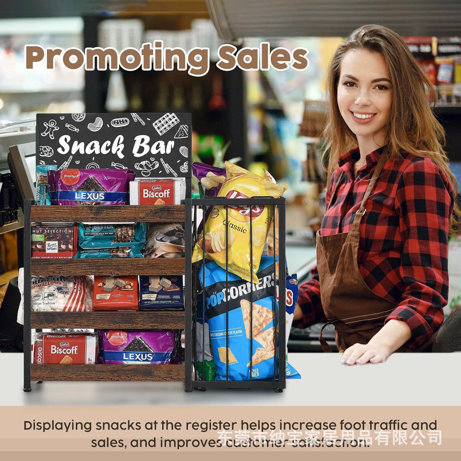 亚马逊置物架落地多层卧室卫生间婴儿用品收纳架厨房可移动零食架详情1