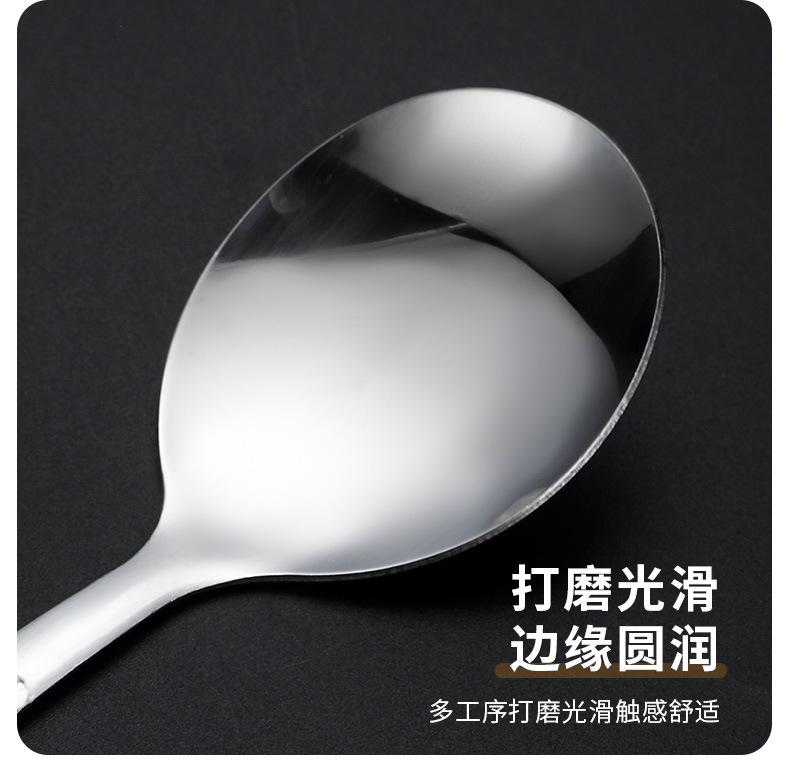 不锈钢西餐餐具高颜值酒店家用创意牛排刀沙拉甜品勺子叉子高级感详情7