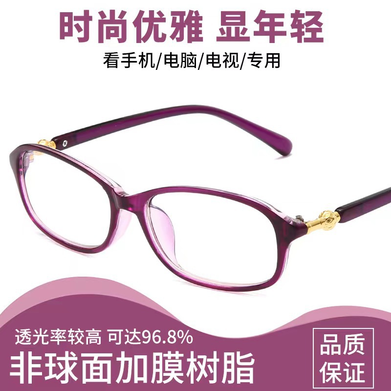 2022 nuevo anti-blu-ray gafas de lectura para mujeres versión coreana moda elegante mamá gafas de lectura al por mayor happy lake old view pic 20