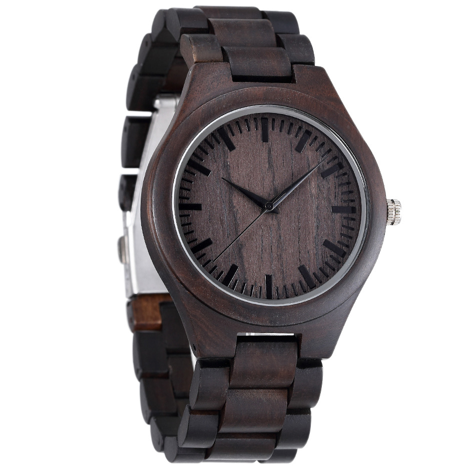 大表盘石英木表新款DIYwristwooden日本2035机芯现货支持一件代发详情37