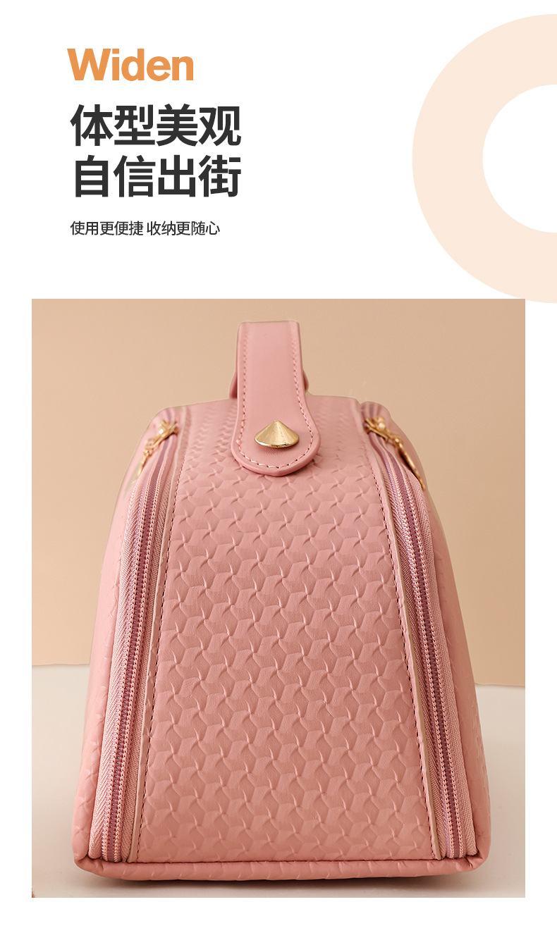 亚马逊新款化妆包旅行包大容量高颜值便携洗漱袋高级手提收纳包详情17