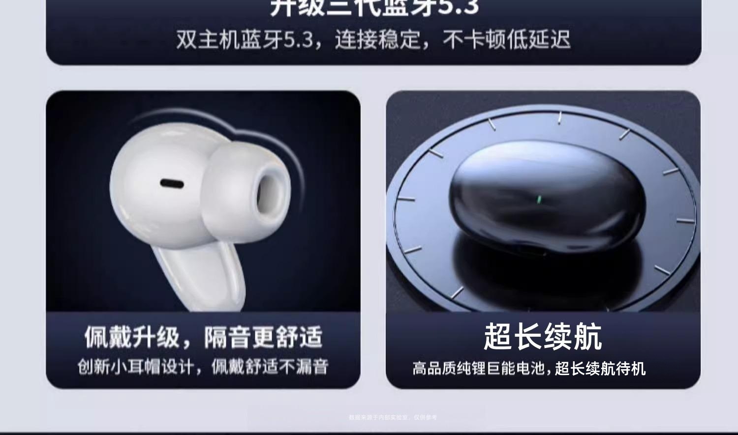 蓝牙耳机适用于苹果OPPO华为vivo安卓无线入耳式塞运动游戏详情6