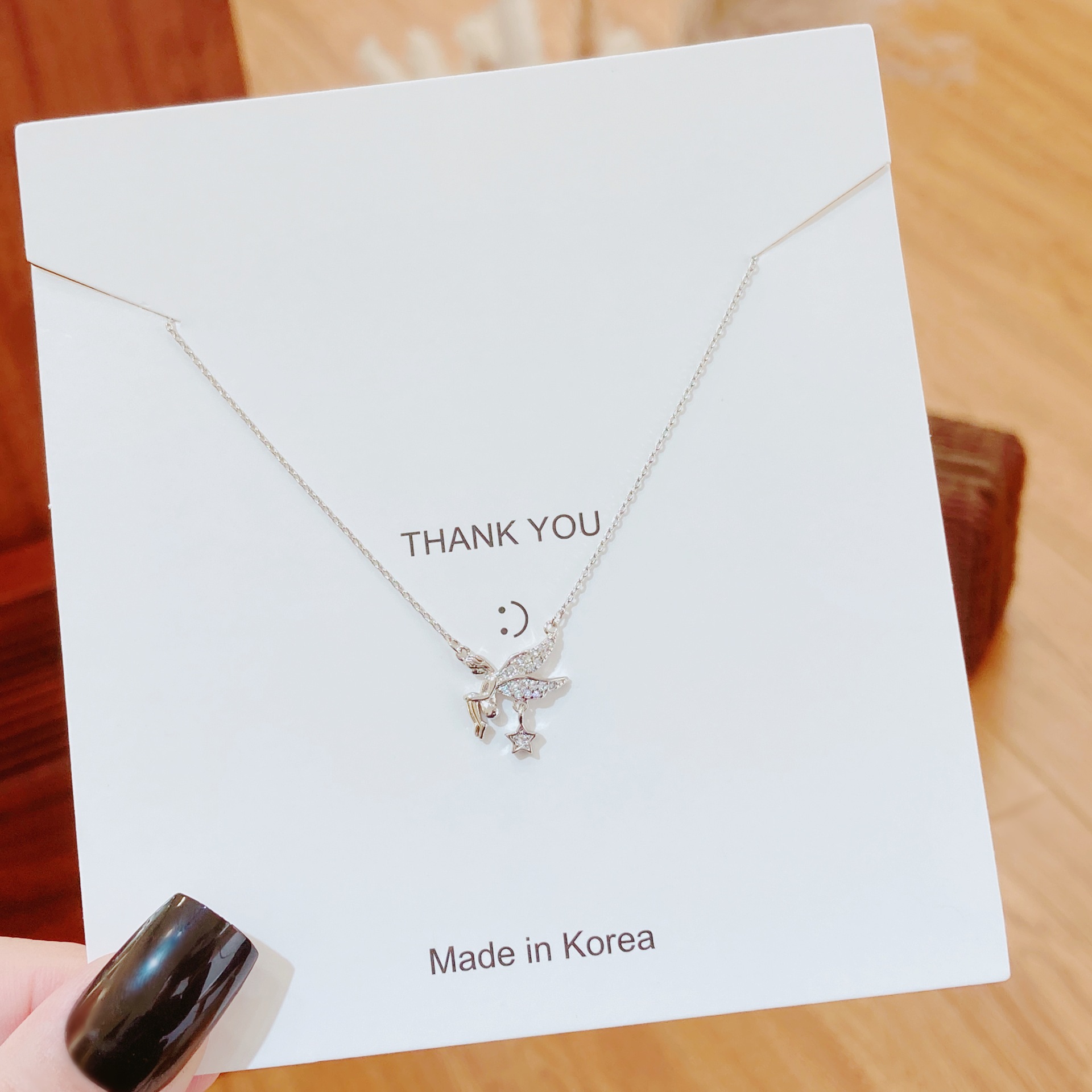 项链饰品女新款2025蝴蝶结鱼尾翅膀锁骨链百搭超长保色女批发新款详情34