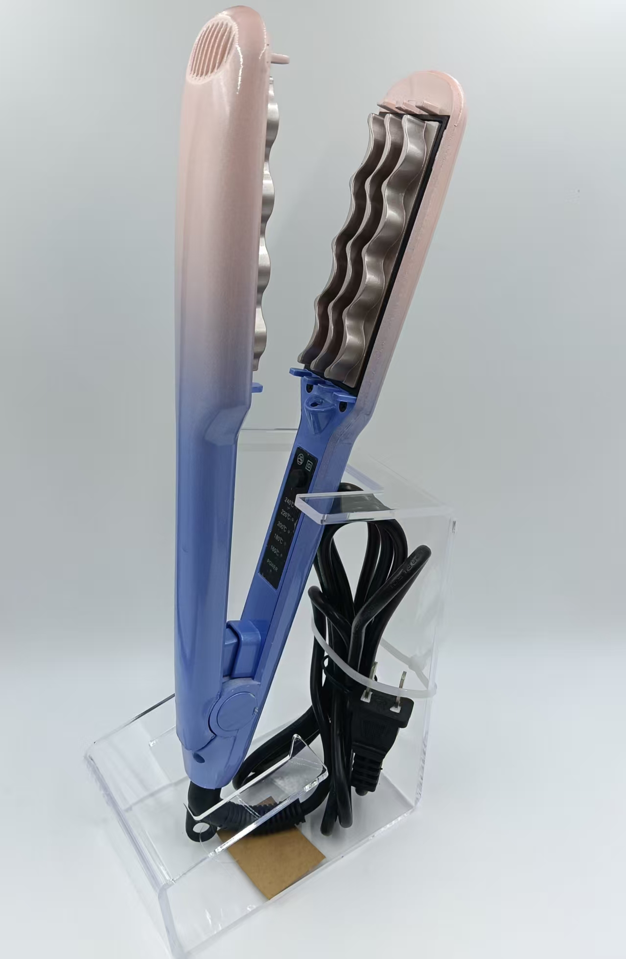 渐变色蛋卷头卷发器负离子护发泡面卷懒人直卷两用夹板跨境外贸款详情2