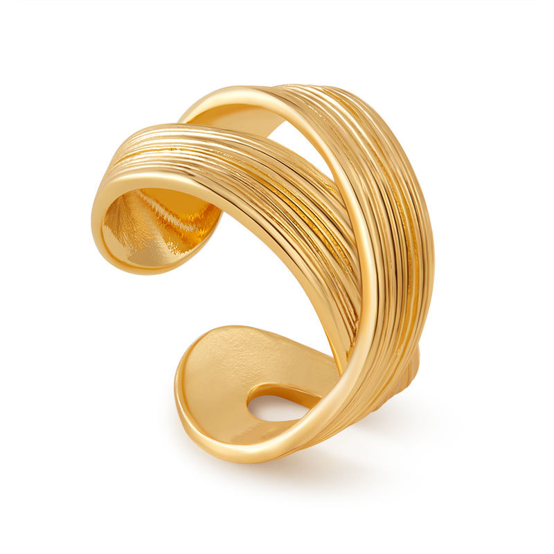 希朗-重工保色戒指开口设计宽面复古chic风欧美个性食指戒商务款详情25