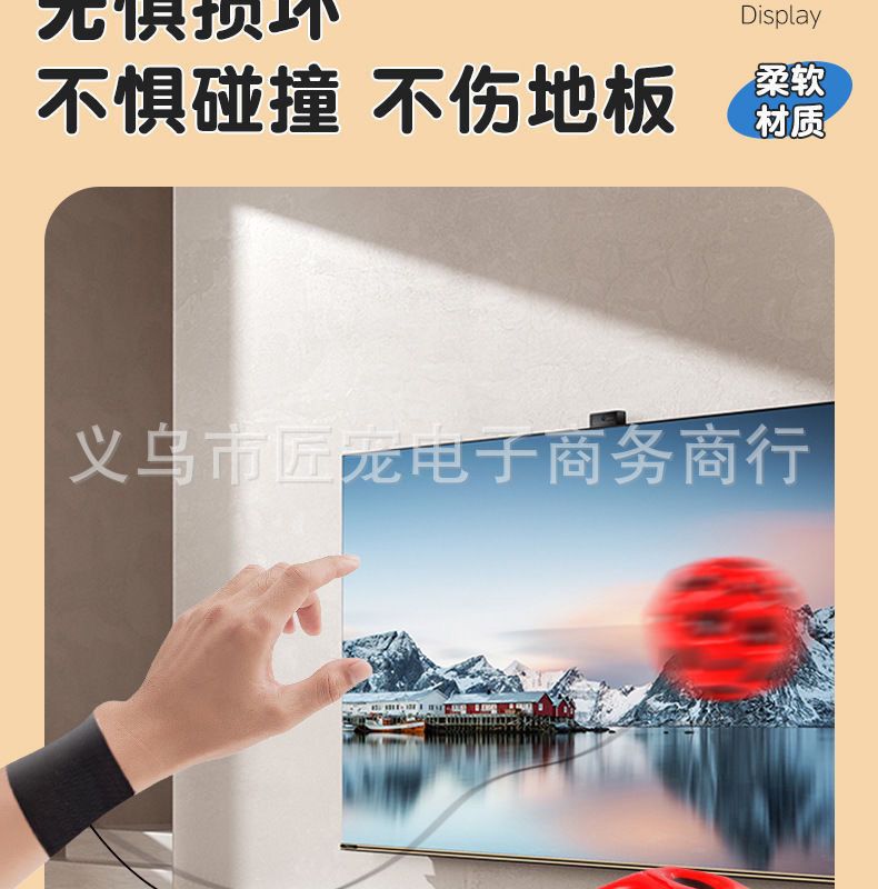 手腕弹力球月球石儿童腕力球手抛回力球玩具解闷神器发光球玩具球详情3