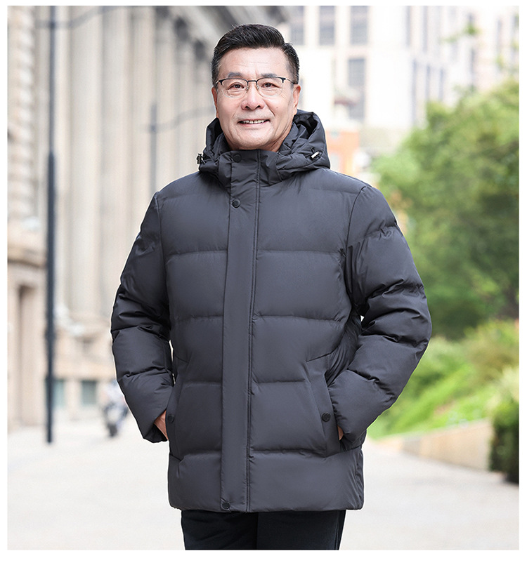 新品中老年人羽绒服男短款加厚2024冬装老年父亲爸爸鸭绒保暖外套详情29