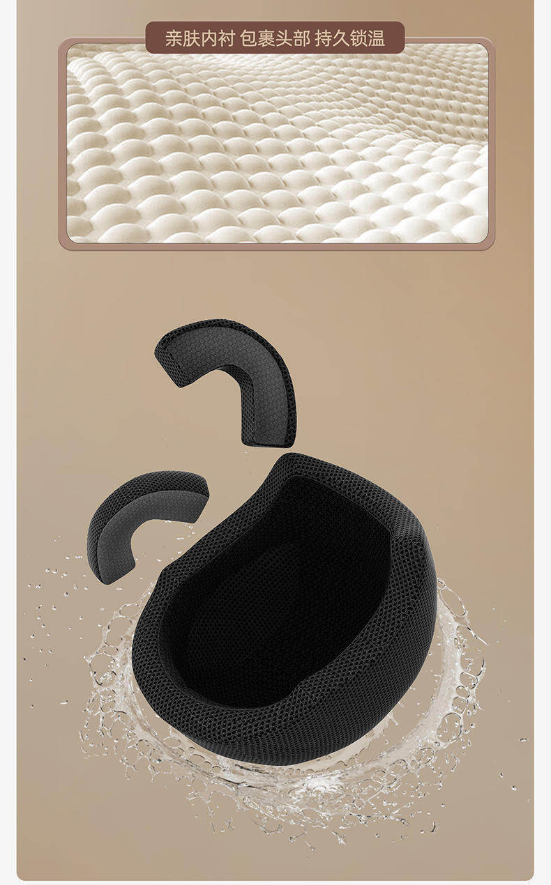 The new national standard 3C certified electric bike helmet is a cute and warm winter helmet for women and a all-season safe helmet for men on motorcycles pic 12