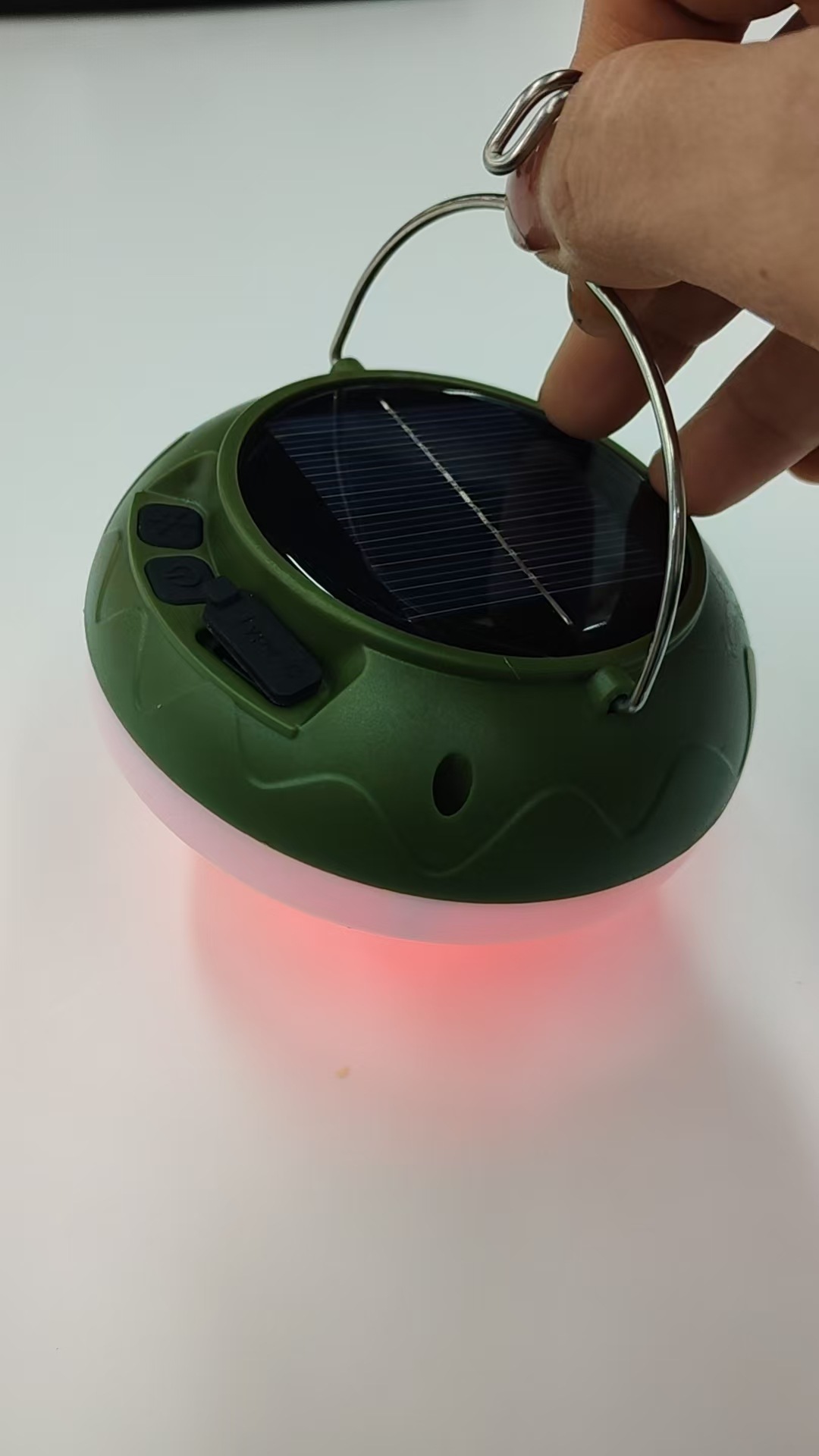 New solar-powered flying saucer lamp, USB rechargeable lithium battery dew lamp, outdoor emergency lighting lamp, night market street stall hanging lamp pic 17
