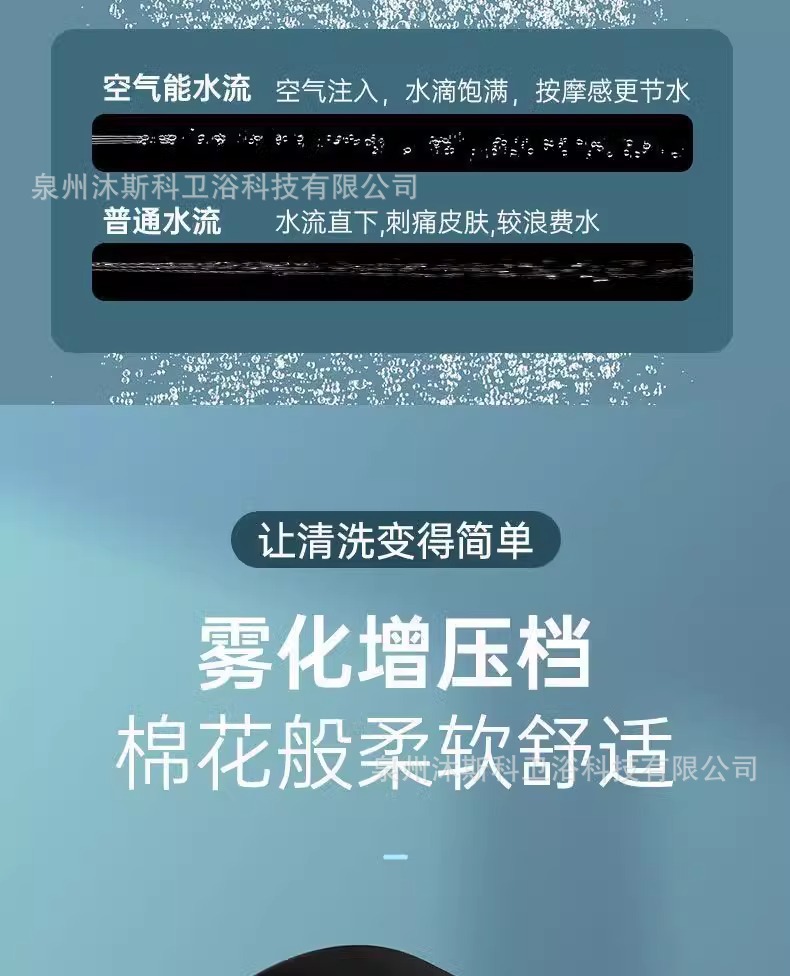 Pressurized shower head, bathroom showerhead, cross-border export wholesale, household silicone water outlet, universal handheld shower head pic 24