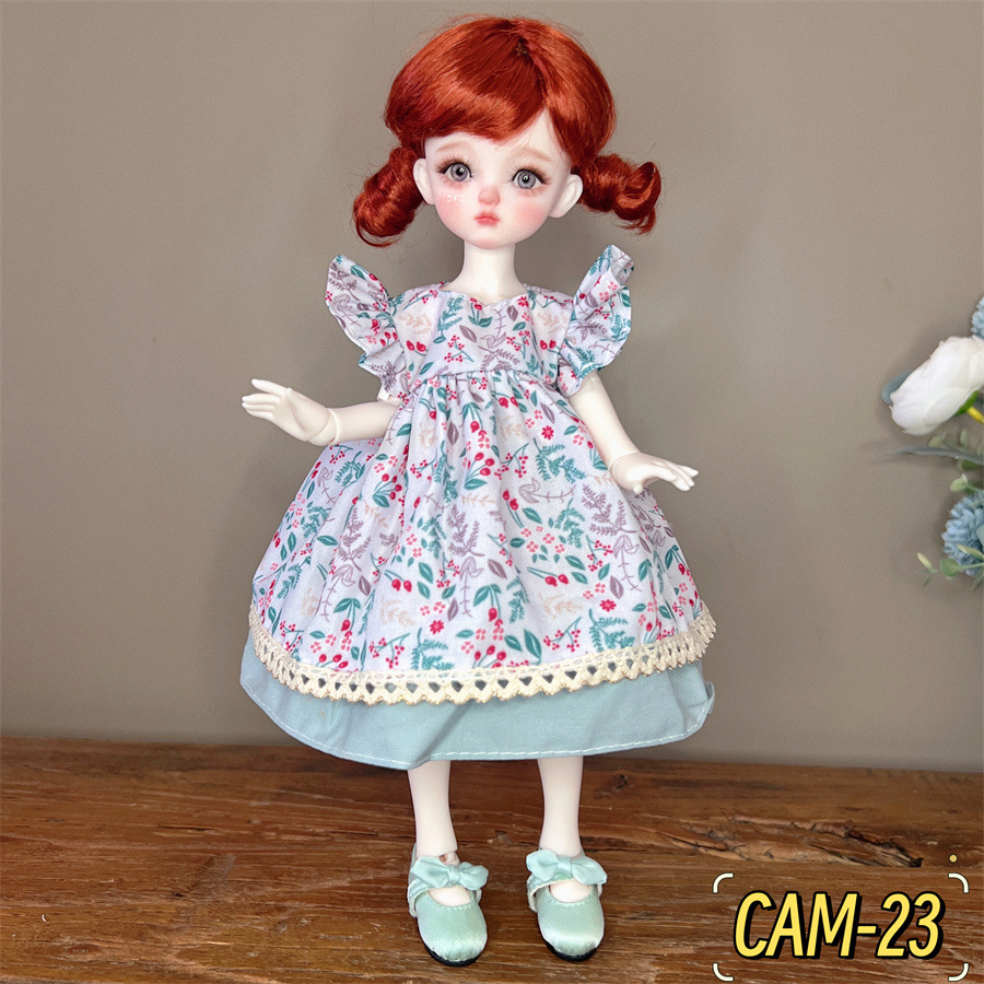 6分BJD玩偶换装衣服30厘米洋娃娃衣服森系可爱卡通洛丽塔裙子详情22