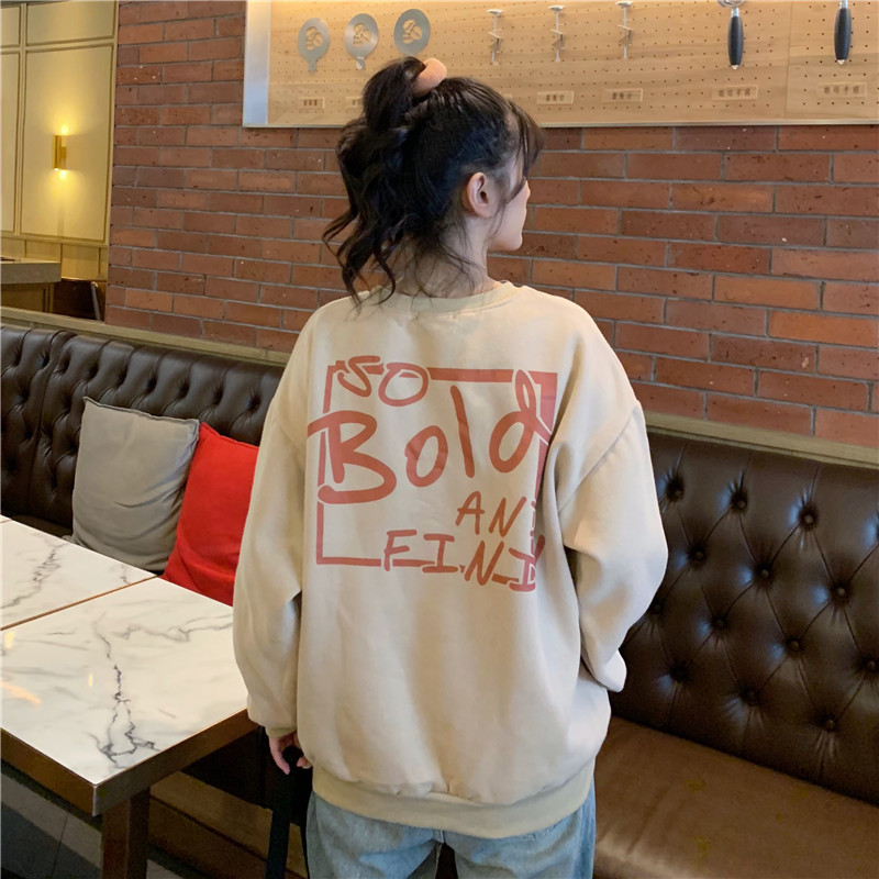 現貨代發跨境臺灣抓絨加厚衛衣2025秋冬新款寬鬆休閒大碼女裝上衣详情15