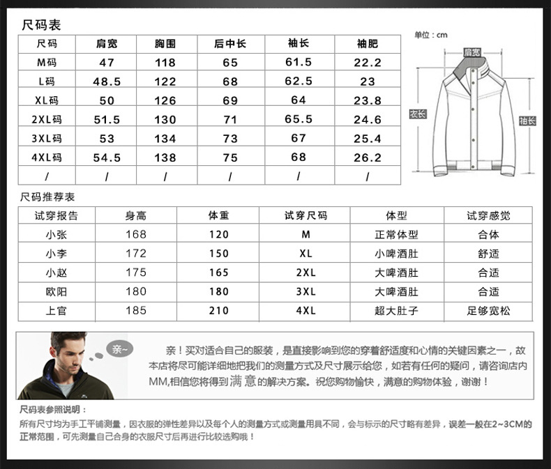 2024春秋新款飞行夹克棉衣男款V领青年上衣工装外套男春秋款棉服详情5