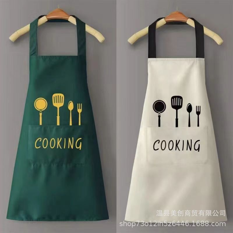 围裙厨房做饭防水防油免清洗工作服男女同款厨房围裙家用做饭时尚详情12