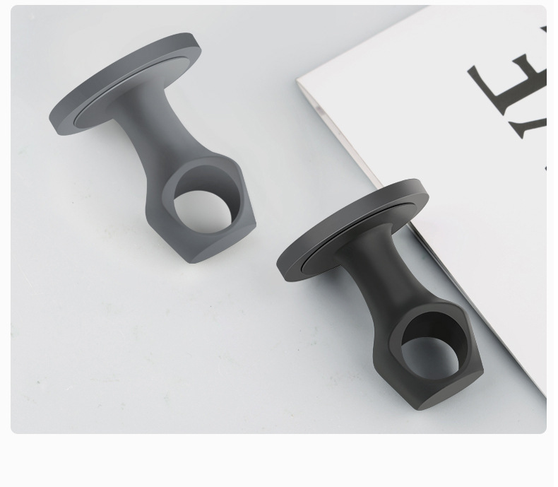 A new type of silicone strong magnetic door handle anti-collision pad without perforation for home bathrooms and bedrooms, a silent and anti-blocking device pic 20