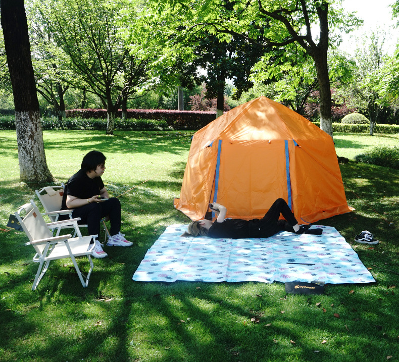 Komit outdoor folding chairs, Oxford fabric fishing beach chairs, portable camping and leisure low chairs, popular in stock in Japan and South Korea pic 9