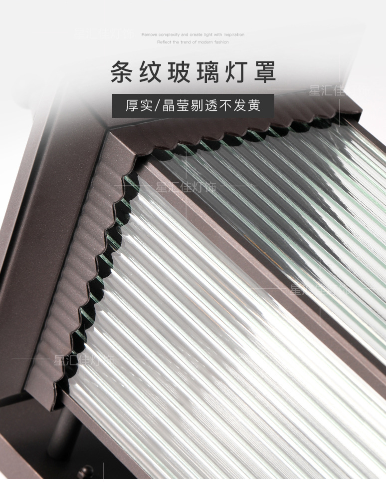 Modern Chinese-style outdoor wall lamps with waterproof features for villas, courtyards, retro outdoor balconies, and columns on both sides of the main entrance pic 4