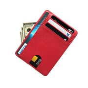 Wholesale of cross-border in-stock card packs with large capacity, small card packs and multiple card packs, high-end leather pu card sets for women pic 2