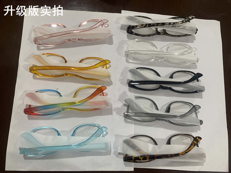 复古平光镜男女防蓝光眼镜防紫外线方形镜框米钉眼镜架电脑镜8082详情3