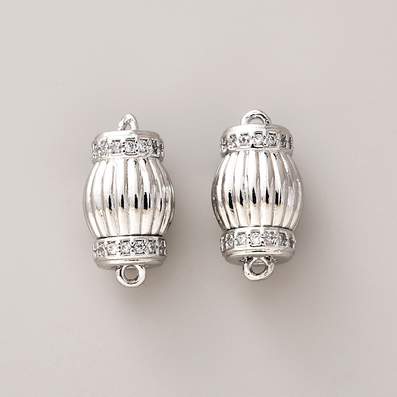 Pearl necklace buckle, twist buckle, lantern buckle, connection end buckle, bracelet connection buckle, threaded twist buckle, diy accessories pic 8