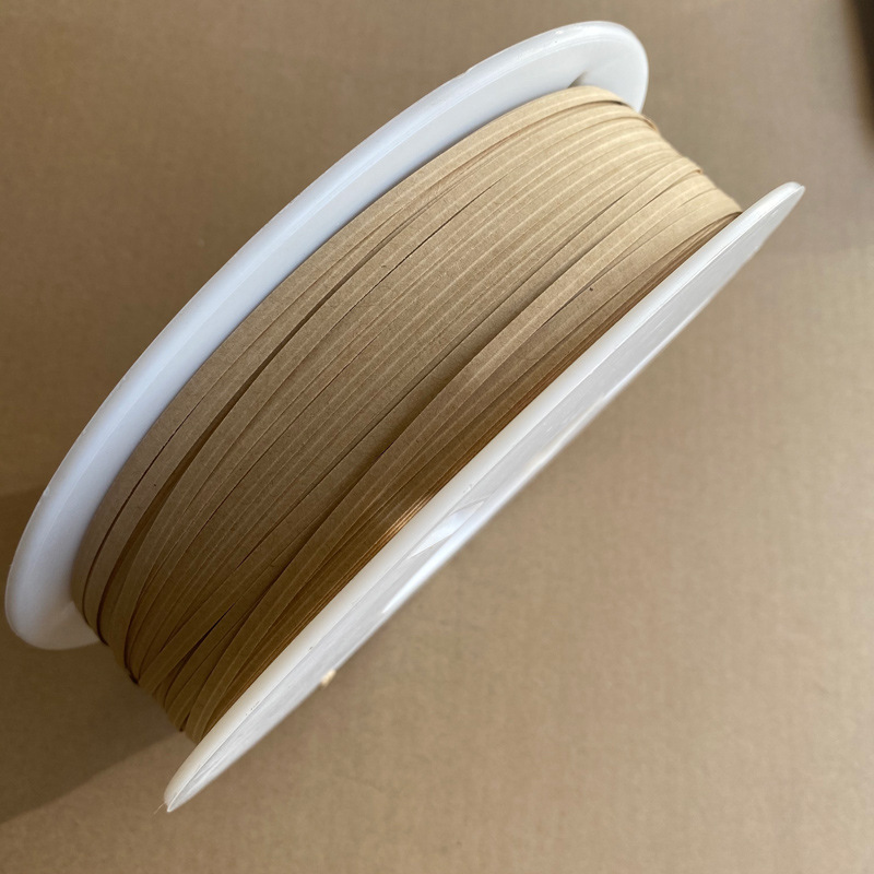 牛皮纸扎带烘培面包玩具餐具线材捆绑带牛皮铁丝扎线厂家直销详情5