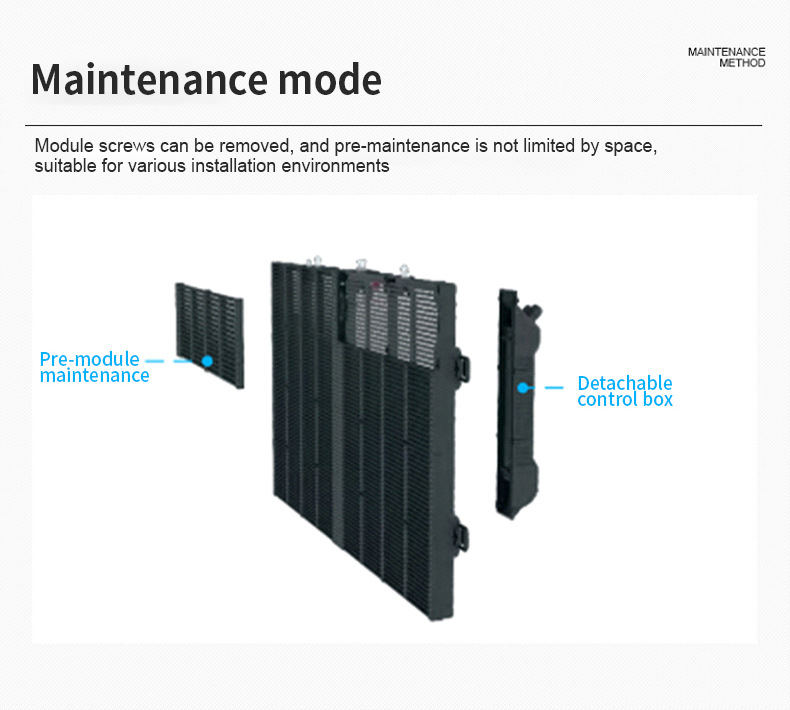 LED display manufacturers supply outdoor grid rental screens, transparent screens, special-shaped vehicle-mounted high-definition advertising screens pic 2