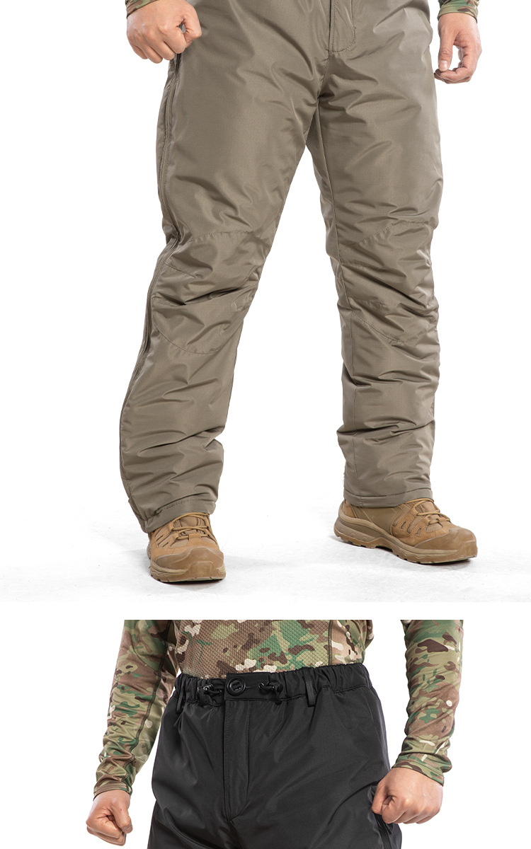 唤龙LIG冬季滑雪服裤子男士加厚全开拉链防泼水迷彩棉裤详情8