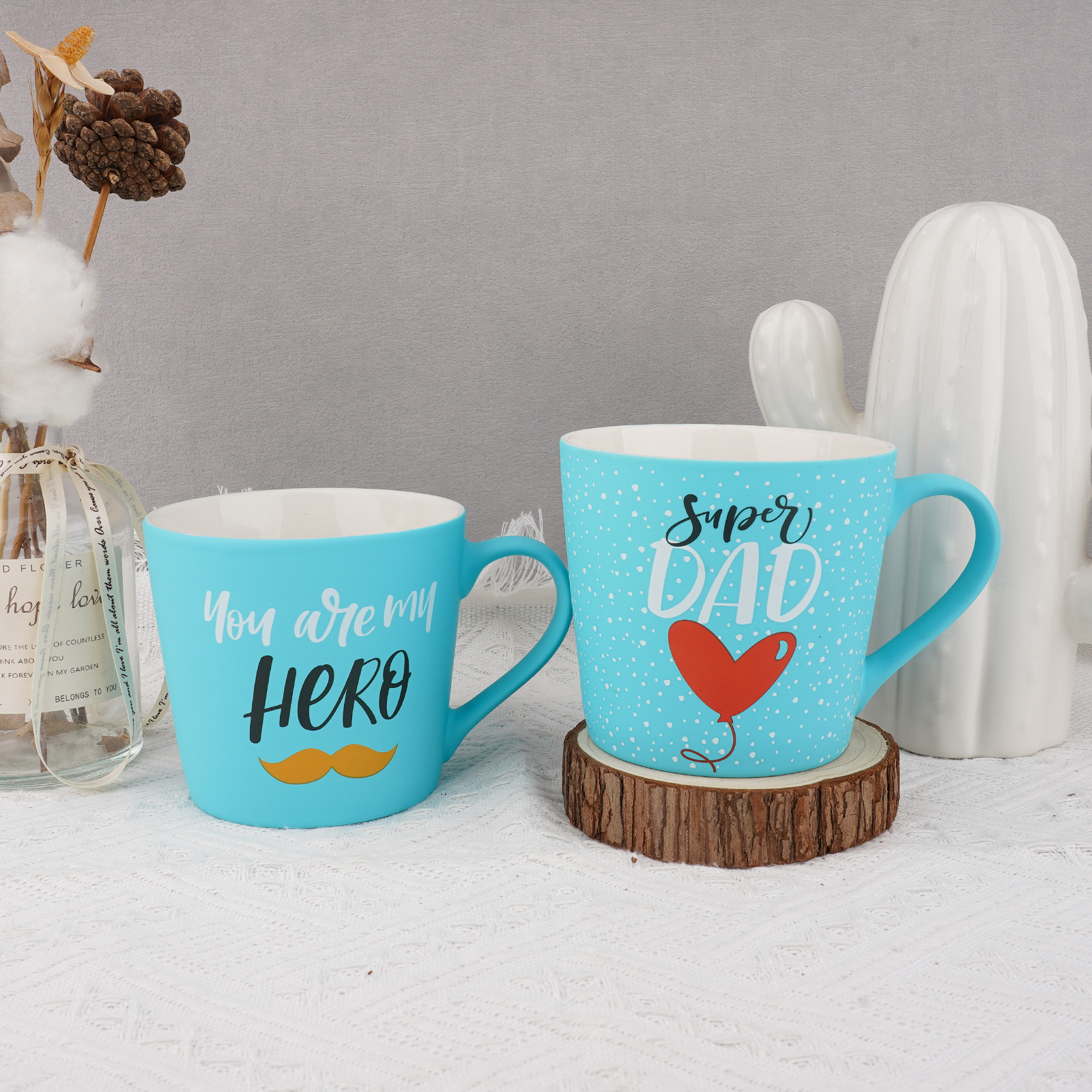 创意哑光陶瓷杯印刷logo橡胶漆马克杯直身咖啡杯子diy水杯节日礼详情11