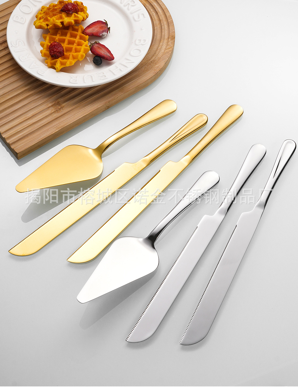 跨境蛋糕刀铲不锈钢蛋糕铲芝士奶油刮刀长柄面包刀披萨刀烘焙工具详情12
