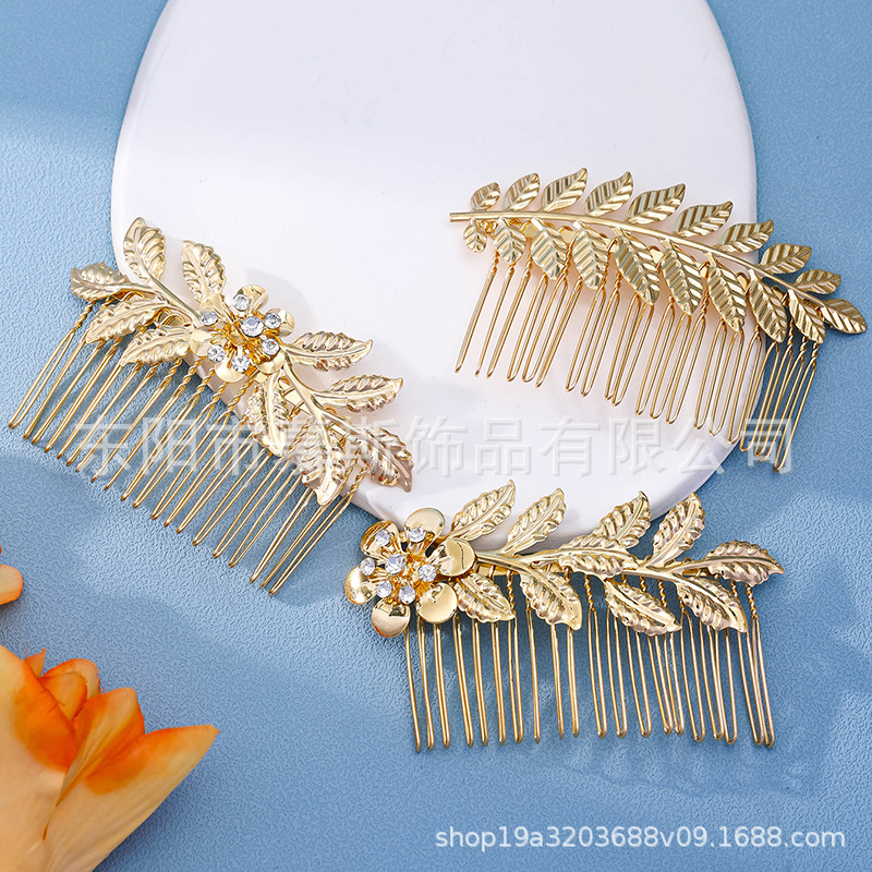 Tocados de novia peinados para mujeres nichos vestidos de novia accesorios para el cabello ins versatile premium sense accesorios para el cabello diamantes flores peinados para el cabello pic 23