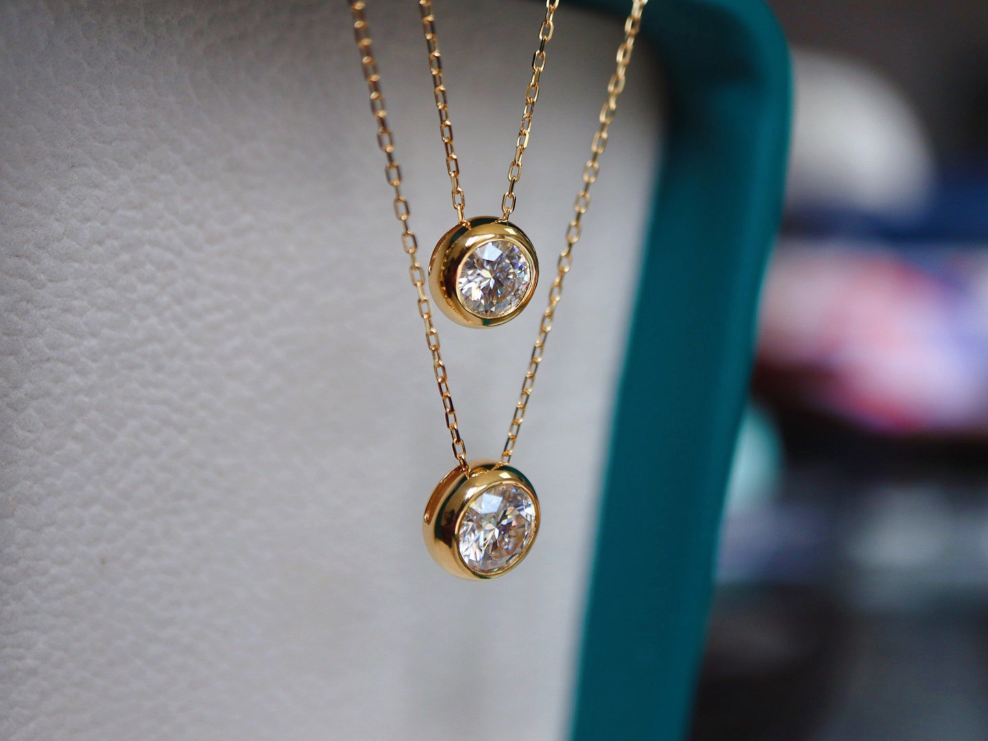 经典泡泡~S925纯银镀18k金镶嵌锆石吊坠项链百搭锁骨链女极简详情2