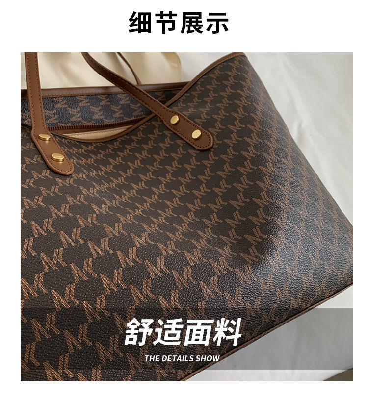 高级感大包包2024新款潮轻奢女包单肩包大容量通勤百搭手拎托特包详情7