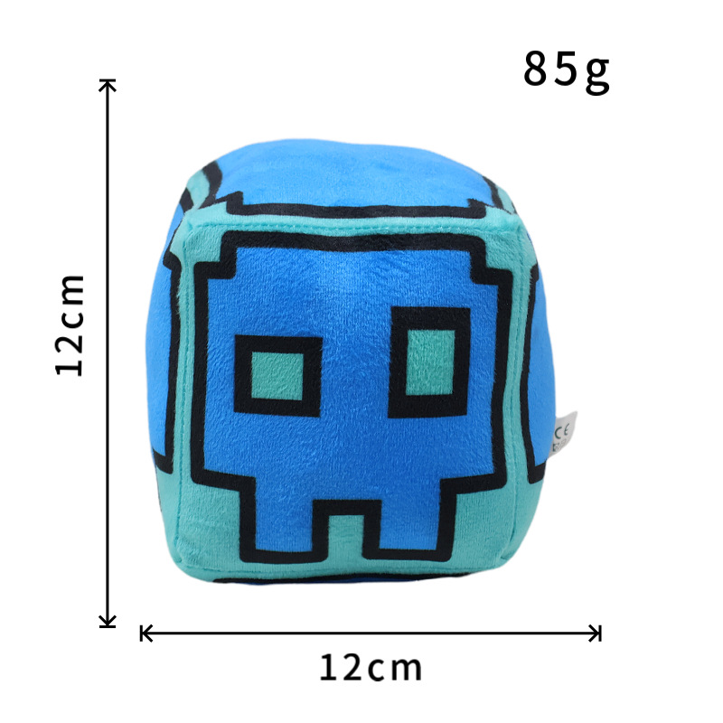 New cross-border geometry dash plush geometry Dash game plush toy doll pillow pic 16