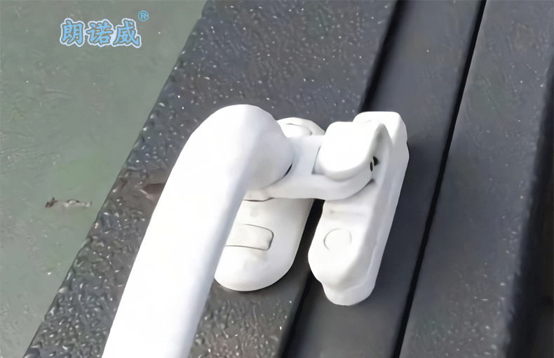 Old-fashioned handle aluminum alloy broken bridge 50-type door and window handle, window handle, plastic-steel window pull, lock, thickened window pic 3