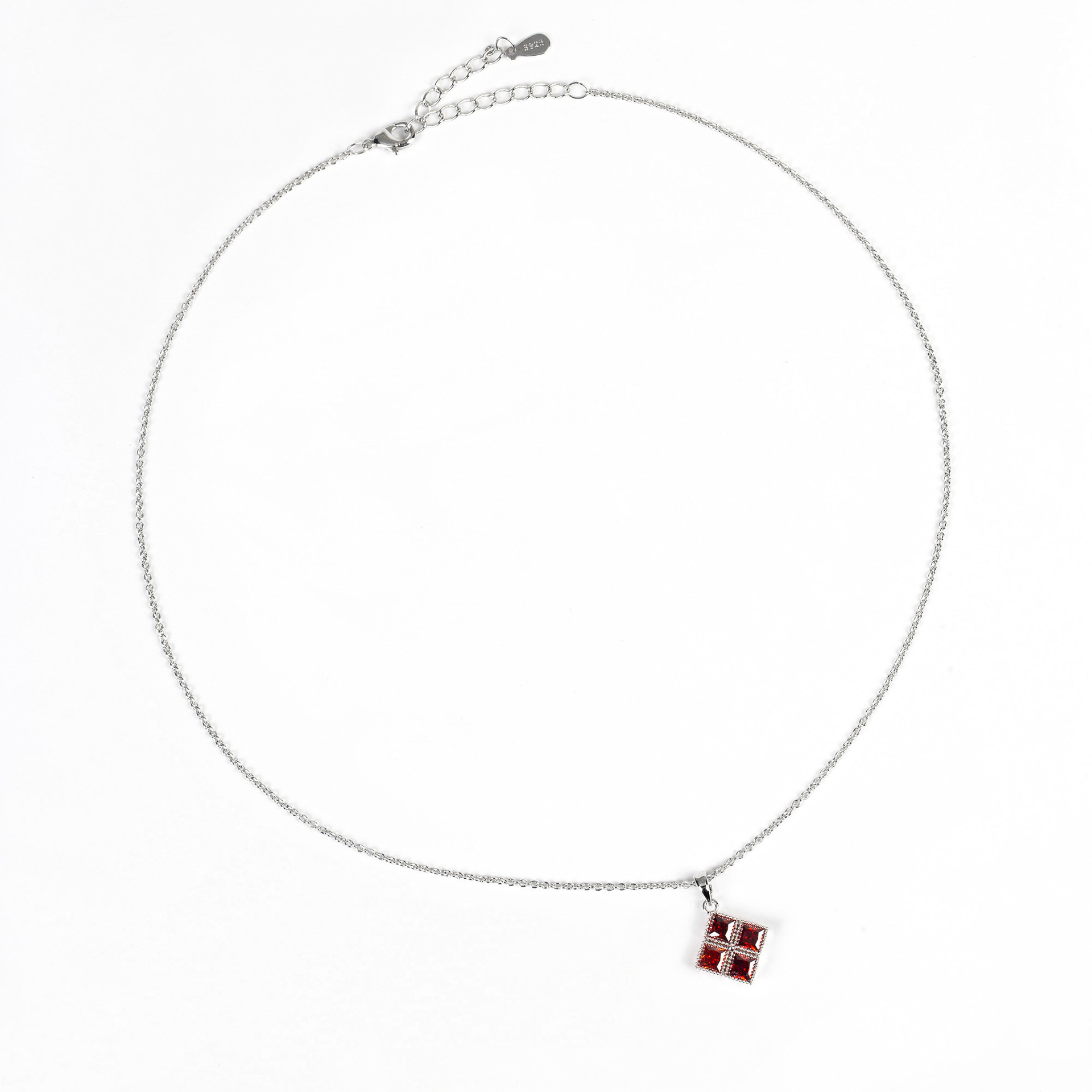 欧美潮流个性镶钻魔方项链女士ins个性趣味项坠饰品时尚饰品批发 LYTJ29523风云首饰详情5