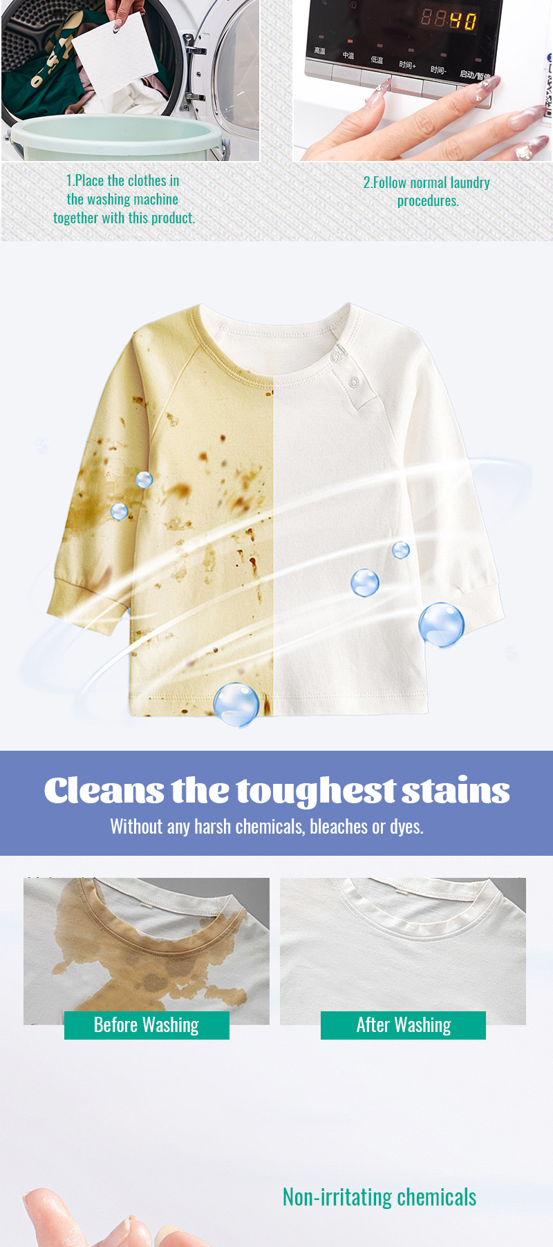 Fresh Linen+洗衣凝珠30克袋装洗衣液塑料包装详情4