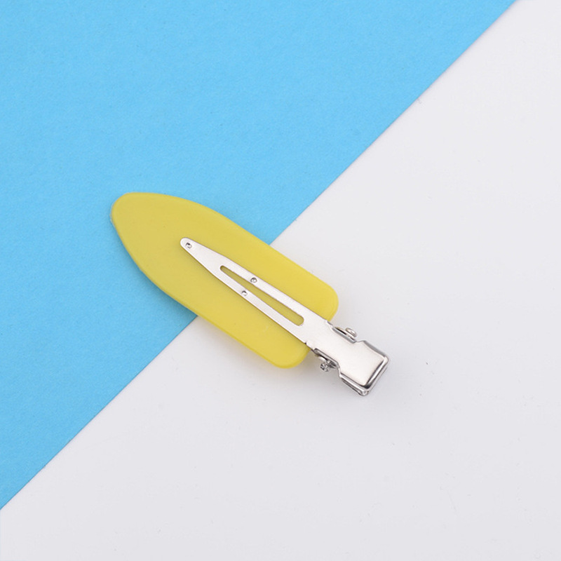 Korean diy cream clips, seamless hair clips, summer side hair clips, duckbill-shaped makeup bangs clips, broken hair clips, headwear pic 13