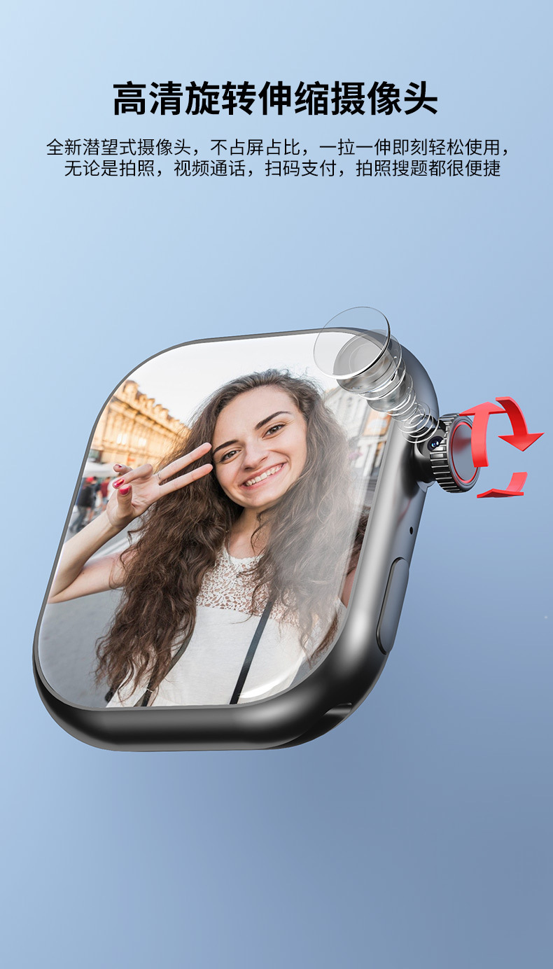 华强北VP19安卓智能电话手表非子腾5G全网通可插卡下载成人蜂窝版详情5