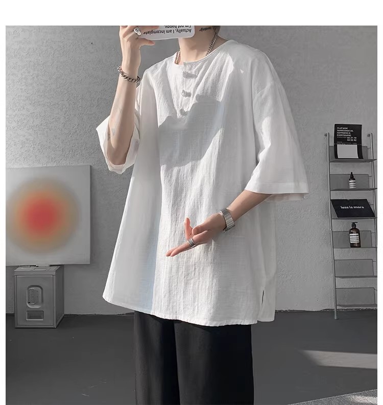 Customized Chinese-style loose Tang T-shirt super factory in Kingston, Washington, USA, based on your provided samples pic 4