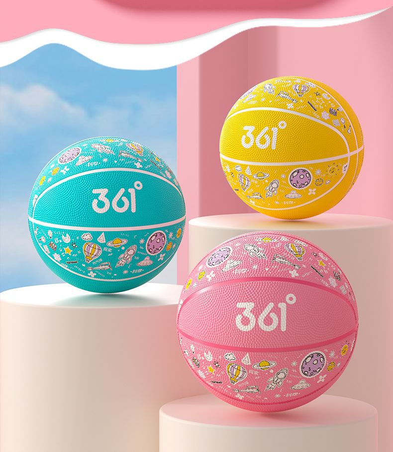 361°儿童篮球幼儿园儿童初中小学生中考5-7号室内外加厚耐磨蓝球详情3