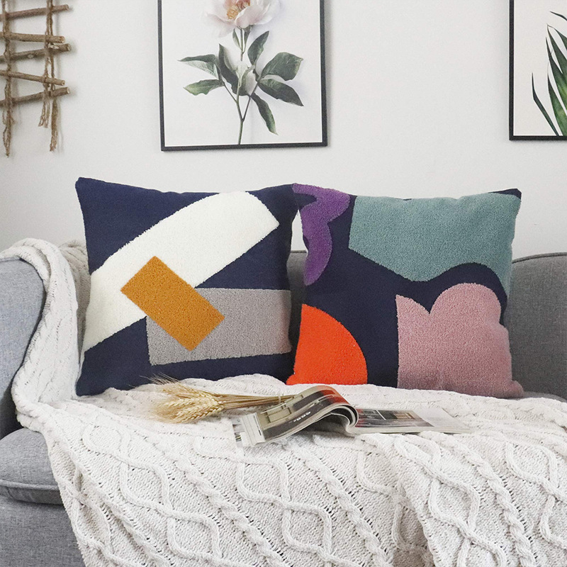 Custom-made linen printed patterns with logos, towel embroidery, patch embroidery, cushions, and simple car-mounted pillowcases pic 1