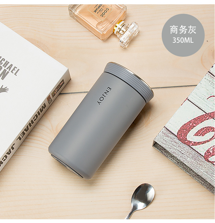 简约韩版创意时尚水杯子真空304不锈钢保温杯 带茶漏便携小巧茶杯详情15
