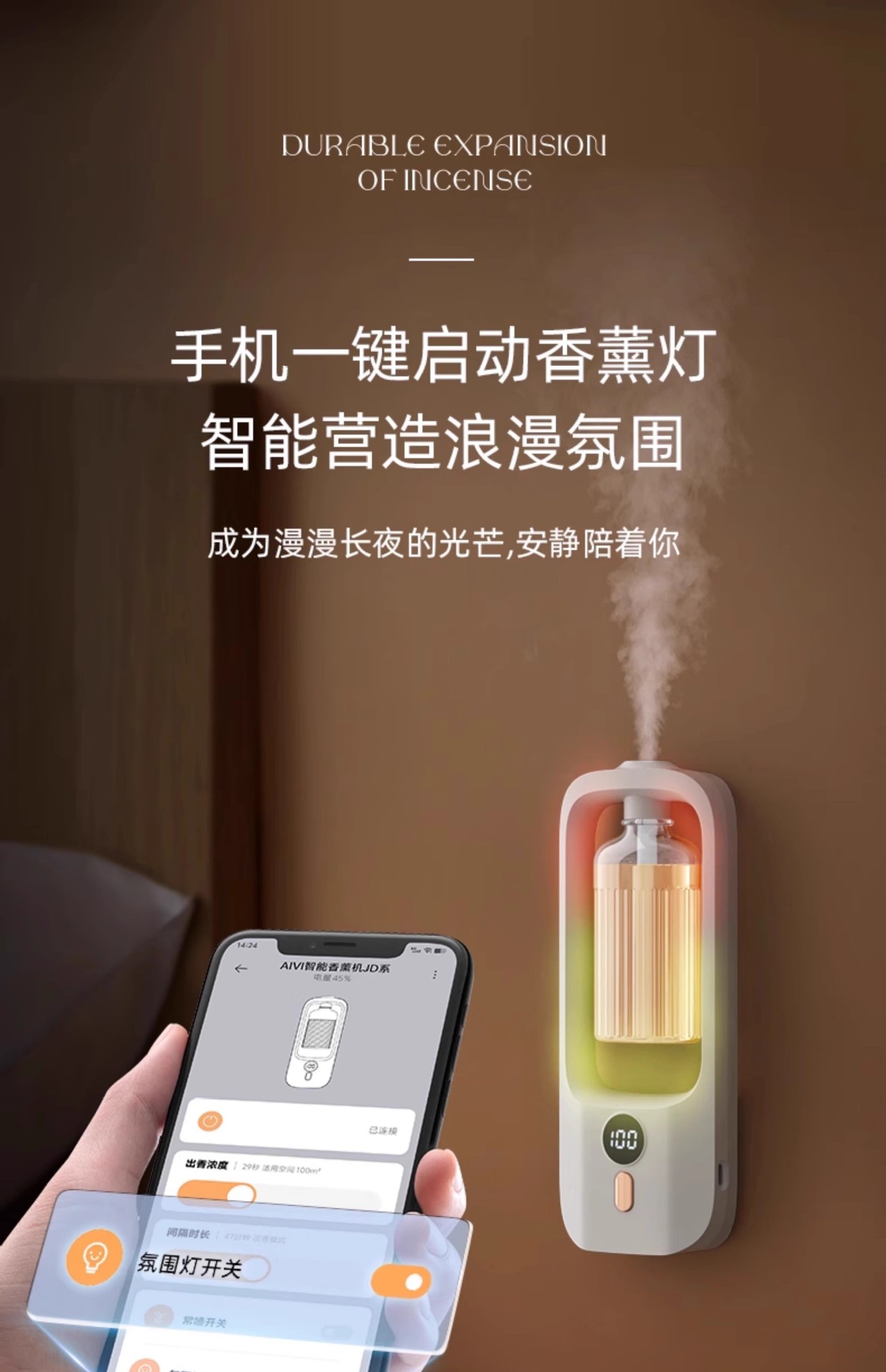 It has been connected to the Mi Home automatic fragrance diffuser, hotel home fragrance diffuser, deodorizing fragrance machine and air diffuser pic 29