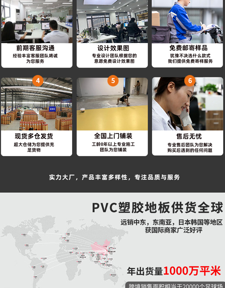 地板革水泥地大面积直接铺加厚耐磨地板胶PVC塑胶地板自粘地板贴详情17