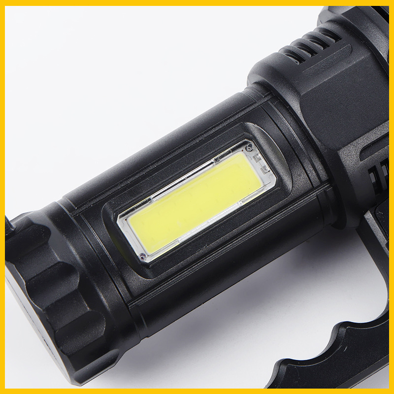 Outdoor focused USB charging flashlight, long-range charging handheld lamp, portable high-power hand-held searchlight 899 flashlight pic 9