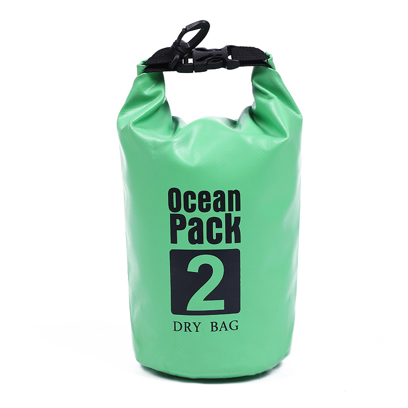 2L户外运动PVC防水袋防水游泳包露营包溯溪包漂流防水桶包详情5